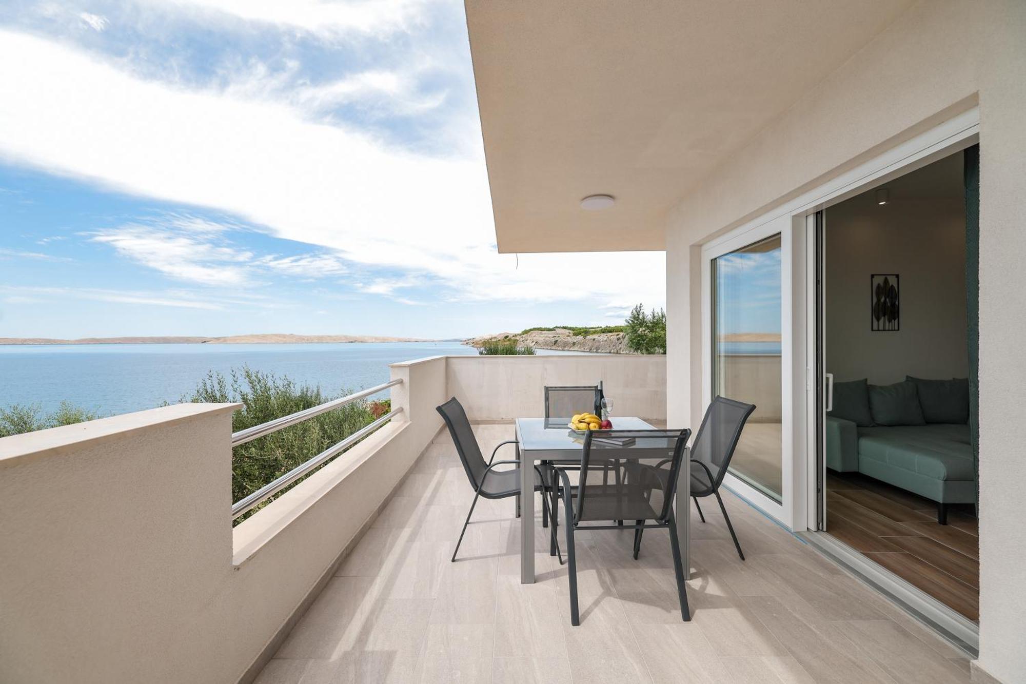 Beachfront Apartments Tic With Seaview Miletici المظهر الخارجي الصورة